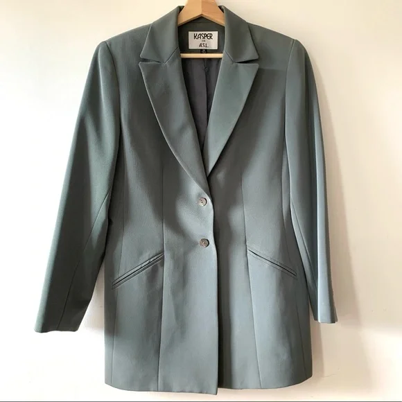 Grey Oversized Blazer - Picture 1 of 4